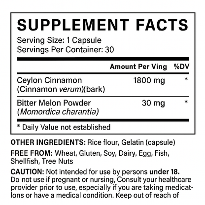 Ceylon Cinnamon with Bitter Melon